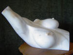 Lady Arabella 12 - A marble sculpture by Cliff Fraser